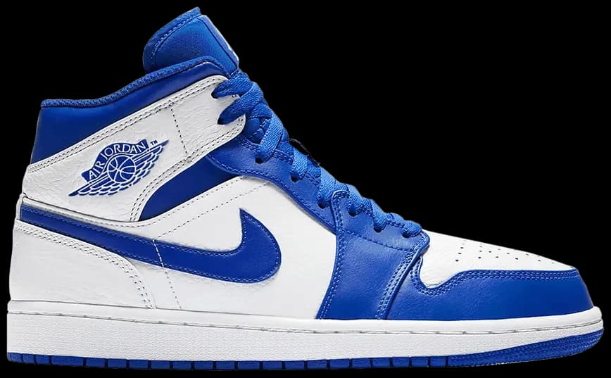 Giày Nike Air Jordan 1 Mid 'Hyper Royal' 554724-114 Giày Nike Air Jordan 1 Mid 'Hyper Royal' 554724-114