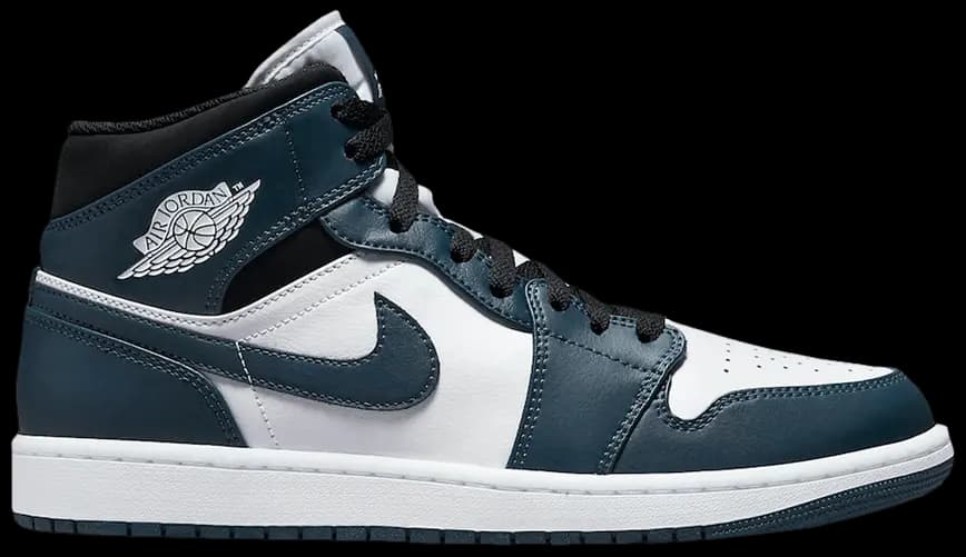 Giày Nike Air Jordan 1 Mid 'Armory Navy' 554724-411 Giày Nike Air Jordan 1 Mid 'Armory Navy' 554724-411