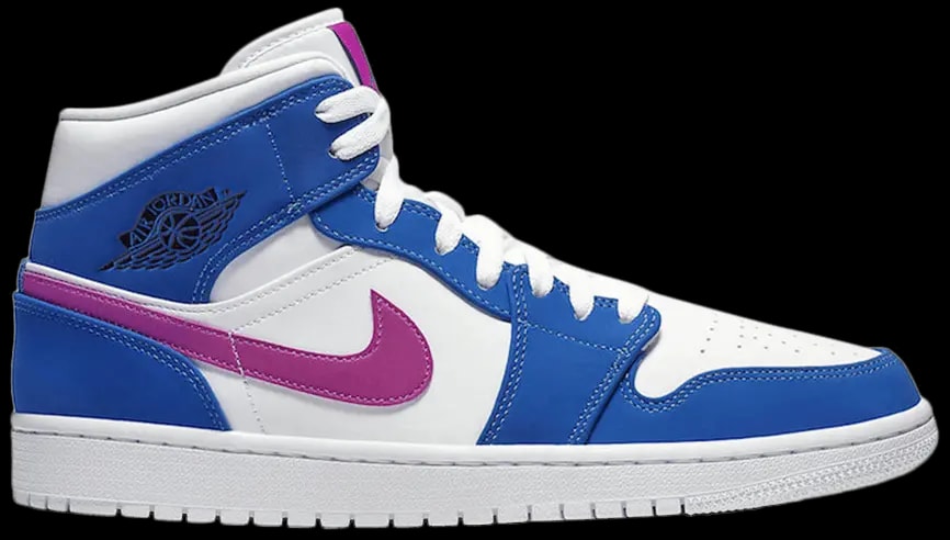 Giày Nike Air Jordan 1 Mid 'Royal Violet' 554724-451 — kich-thuoc: 41 Giày Nike Air Jordan 1 Mid 'Royal Violet' 554724-451 — kich-thuoc: 41