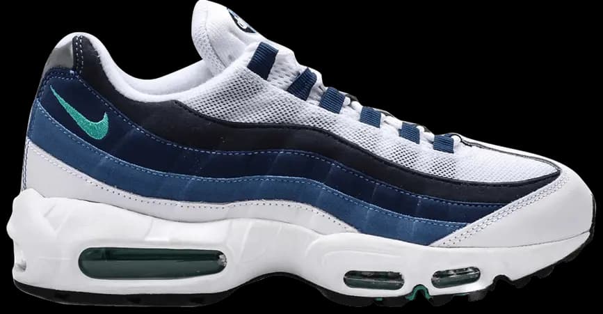Giày Nike Air Max 95 OG 'White Slate Blue' 554970-131 Giày Nike Air Max 95 OG 'White Slate Blue' 554970-131