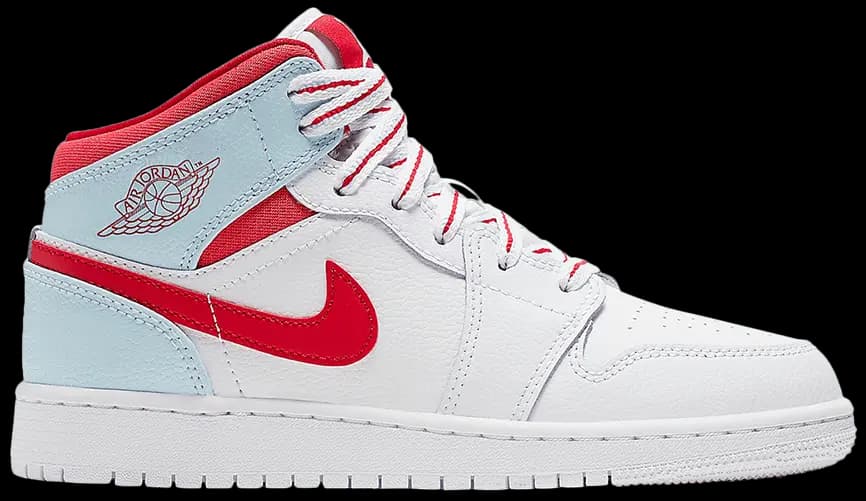 Giày Nike Air Jordan 1 Mid GS 'Topaz Mist' 555112-104 Giày Nike Air Jordan 1 Mid GS 'Topaz Mist' 555112-104