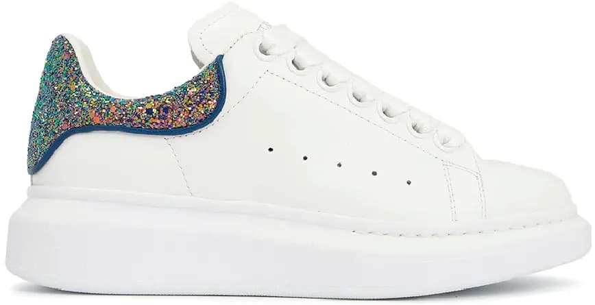 Giày Alexander Mcqueen Oversole Glitter 'White' 558945-WICG5-9994 Giày Alexander Mcqueen Oversole Glitter 'White' 558945-WICG5-9994