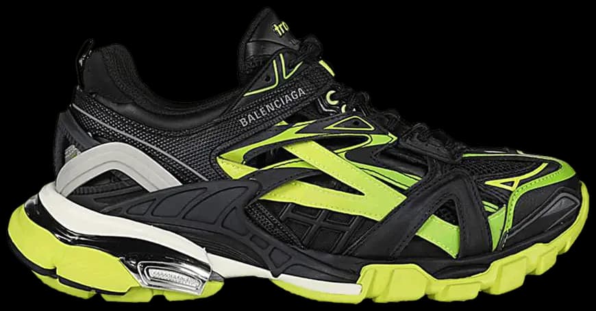 Giày Balenciaga Track.2 Trainer Black Yellow Green 568614-W2GN3-1073 Giày Balenciaga Track.2 Trainer Black Yellow Green 568614-W2GN3-1073