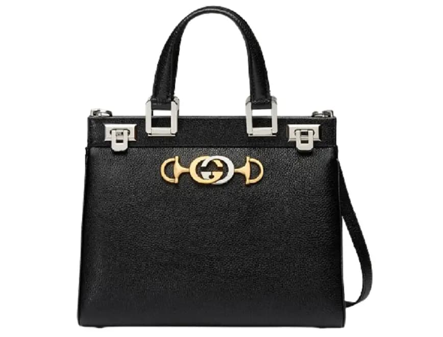 Túi Gucci Zumi Grainy Leather Top Handle Bag Black 569712-1B90X-1000 Túi Gucci Zumi Grainy Leather Top Handle Bag Black 569712-1B90X-1000