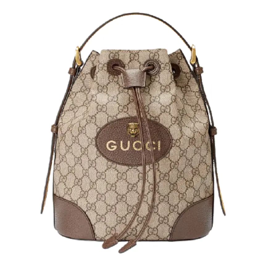 Balo Gucci Neo Vintage GG Supreme Beige And Brown Leather 473875-K9RHT-8856 Balo Gucci Neo Vintage GG Supreme Beige And Brown Leather 473875-K9RHT-8856
