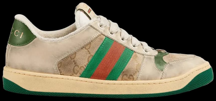 Giày Gucci Wmns Screener 'Distressed Green Orange' 570443-9Y920-9666 Giày Gucci Wmns Screener 'Distressed Green Orange' 570443-9Y920-9666