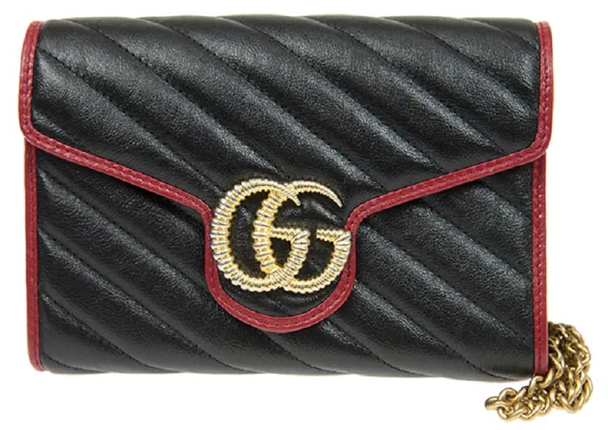 Túi Gucci Marmont 'Red Black' 573807-0OLFX-8277 Túi Gucci Marmont 'Red Black' 573807-0OLFX-8277