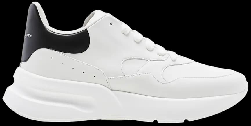 Giày Alexander McQueen Oversized Runner 'White Black' 575425-WHRU3-9034 Giày Alexander McQueen Oversized Runner 'White Black' 575425-WHRU3-9034