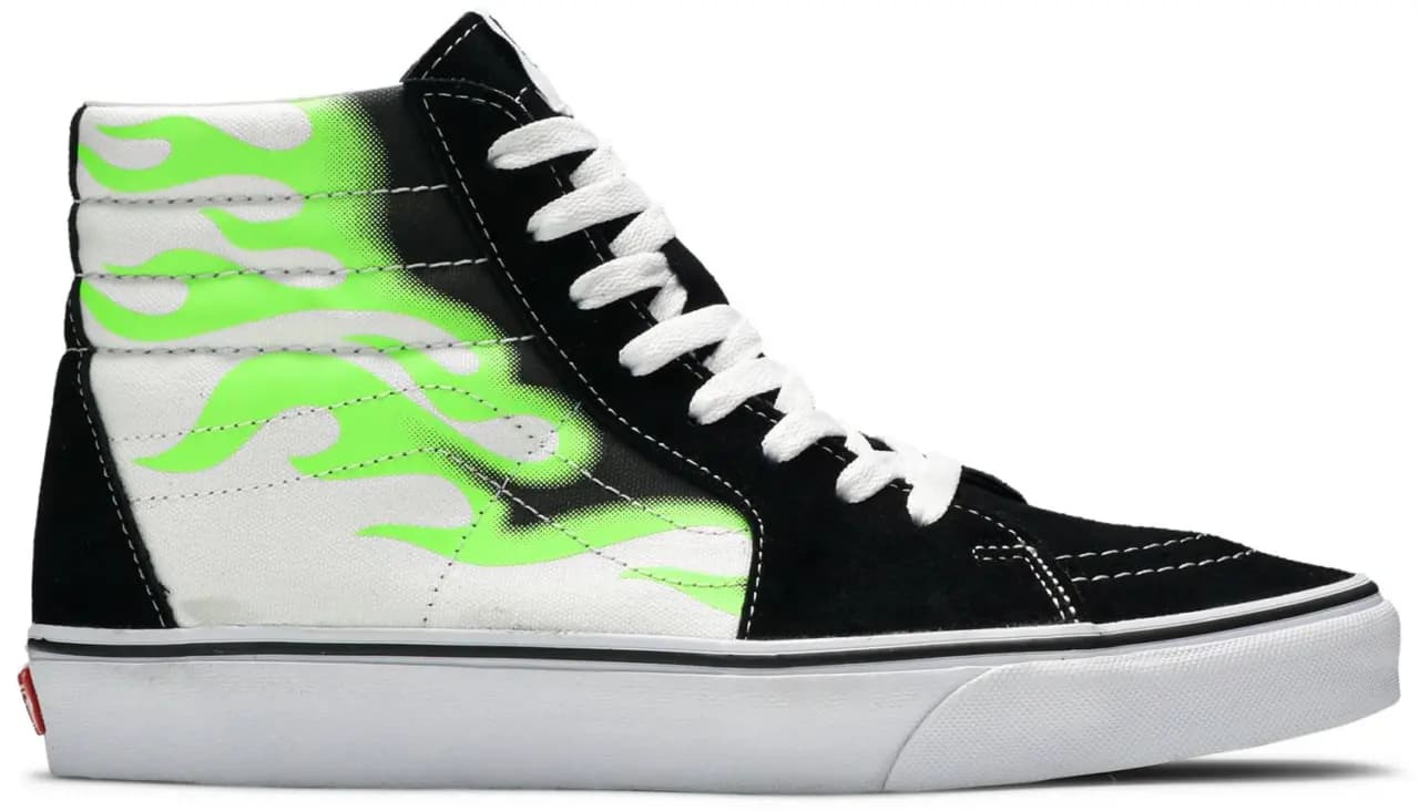Giày Vans Sk8-Hi 'Flame Black White' VN0A4U3CXEY Giày Vans Sk8-Hi 'Flame Black White' VN0A4U3CXEY