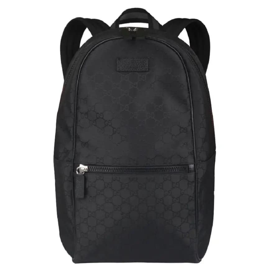 Balo Gucci Outlet Backpack GG Pattern Nylon Black 449181-G1XYN-8615 Balo Gucci Outlet Backpack GG Pattern Nylon Black 449181-G1XYN-8615
