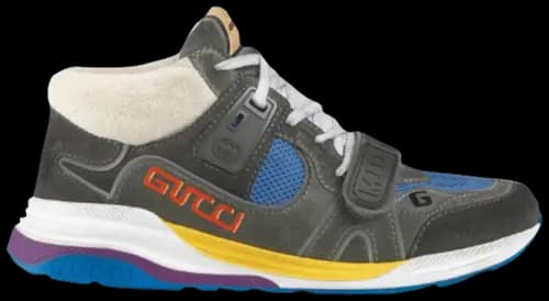 Giày Gucci Ultrapace Mid 'Black Grey' 598132-0PVW0-1260 Giày Gucci Ultrapace Mid 'Black Grey' 598132-0PVW0-1260
