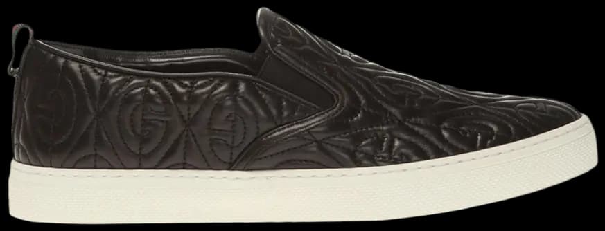 Giày Gucci G Rhombus Slip-On 'Black Quilted' 598868-0R0B0-1075 Giày Gucci G Rhombus Slip-On 'Black Quilted' 598868-0R0B0-1075