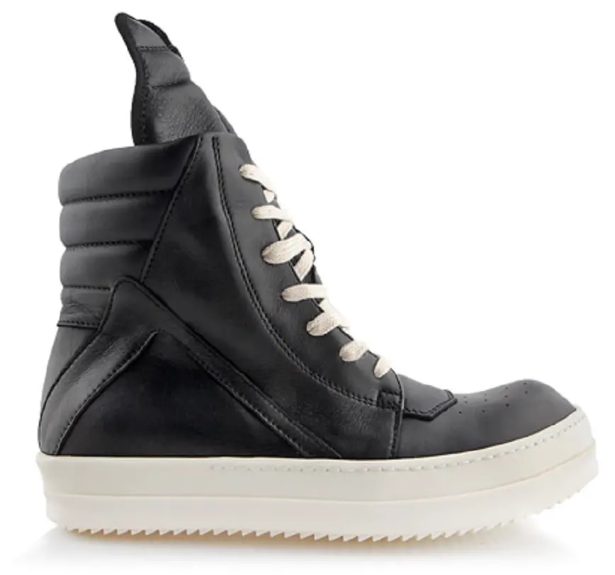 Giày Rick Owens Geobasket Leather High Top Sneaker Black RU16F6894 LPO 991 — kich-thuoc: 39 Giày Rick Owens Geobasket Leather High Top Sneaker Black RU16F6894 LPO 991 — kich-thuoc: 39