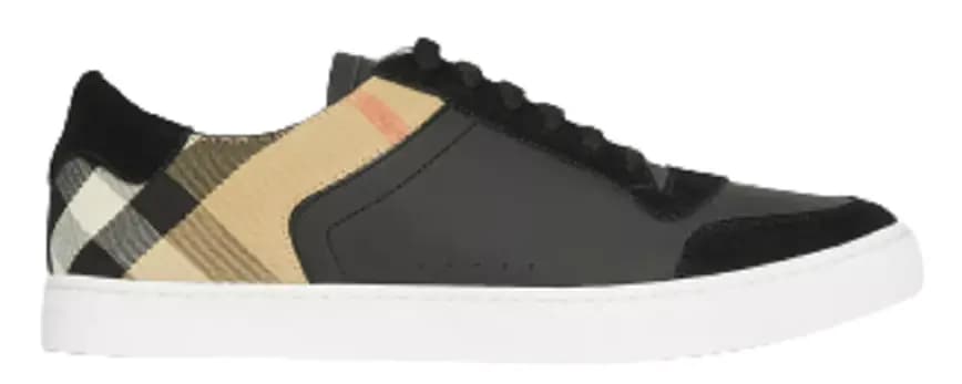 Giày Burberry House Check Cotton Sneakers Black P80241241 Giày Burberry House Check Cotton Sneakers Black P80241241