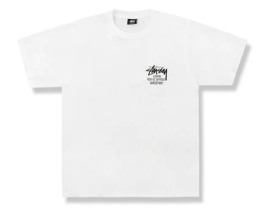 Áo Stussy Stock DSM Singapore Tee White Áo Stussy Stock DSM Singapore Tee White