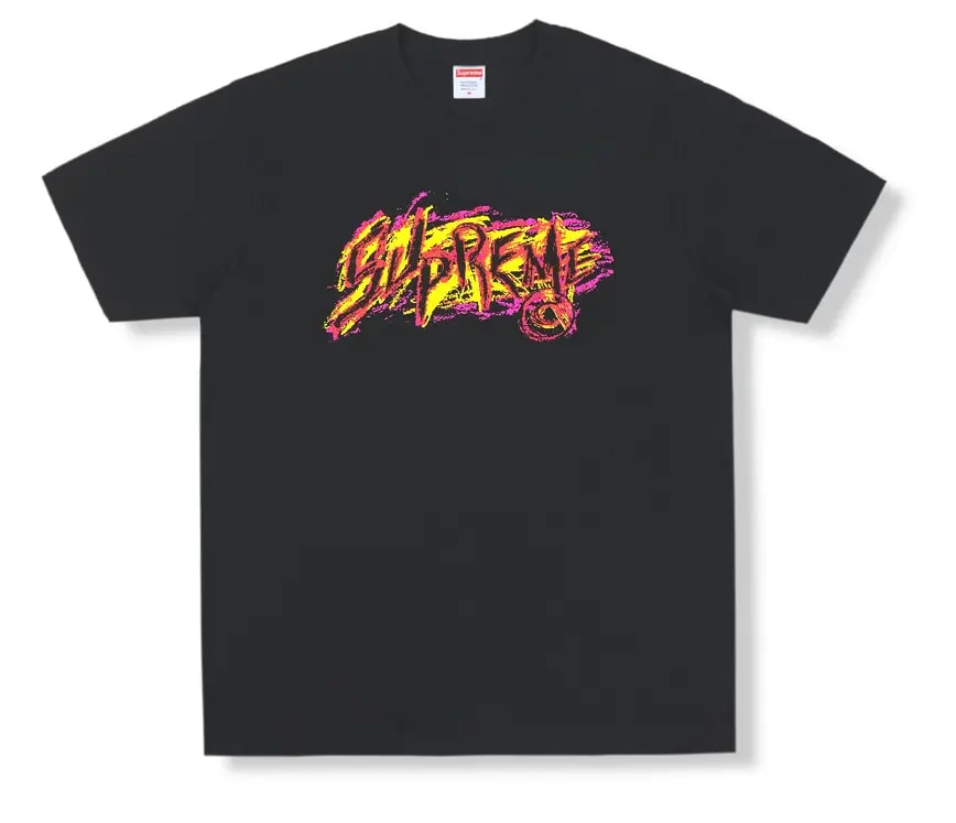 Áo Supreme Scratch Tee Black — kich-thuoc: L Áo Supreme Scratch Tee Black — kich-thuoc: L