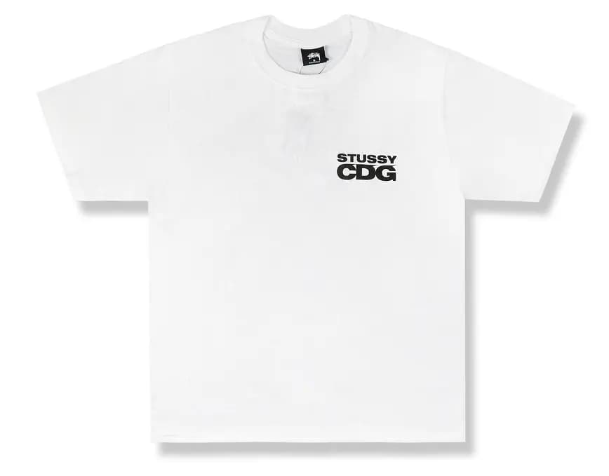 Áo Stussy x CDG Surfman Tee White Áo Stussy x CDG Surfman Tee White