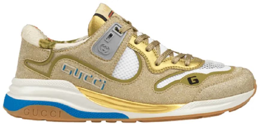 Giày Gucci Ultrapace 'Gold Sparkling Fabric' 602228-HW910-8060 Giày Gucci Ultrapace 'Gold Sparkling Fabric' 602228-HW910-8060