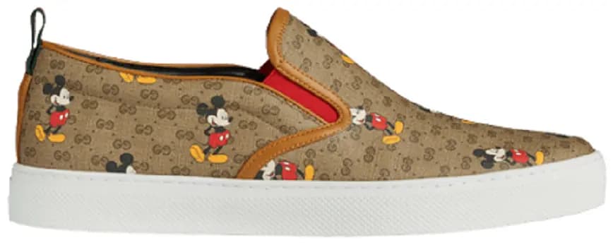 Giày Disney x Gucci GG Supreme Slip-On 'Mickey Mouse' 603689-HWU10-8492 Giày Disney x Gucci GG Supreme Slip-On 'Mickey Mouse' 603689-HWU10-8492