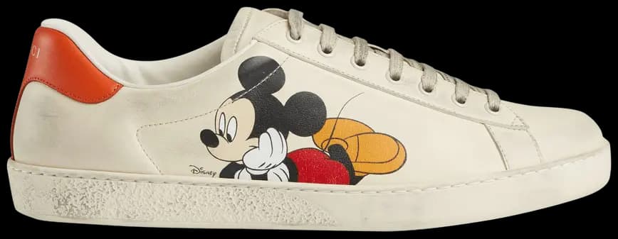 Giày Disney x Gucci Ace Low 'Mickey Mouse Ivory' 60369-AYO70-9591 Giày Disney x Gucci Ace Low 'Mickey Mouse Ivory' 60369-AYO70-9591