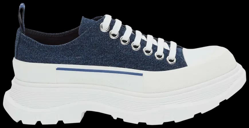 Giày Alexander McQueen Tread Slick Lace Up 'Indigo' 604257-W4PD1-4177 Giày Alexander McQueen Tread Slick Lace Up 'Indigo' 604257-W4PD1-4177