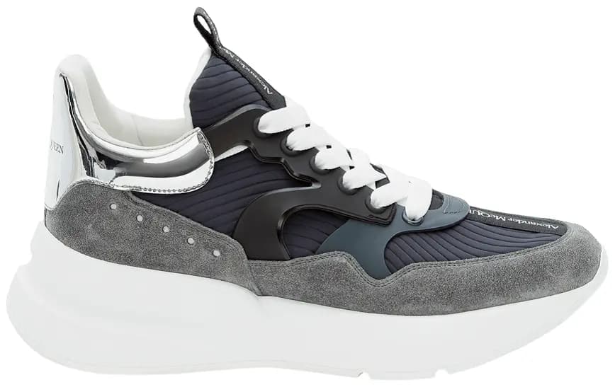 Giày Alexander McQueen Oversized Runner 'Grey Navy' 604281-WHBGP-1232 Giày Alexander McQueen Oversized Runner 'Grey Navy' 604281-WHBGP-1232