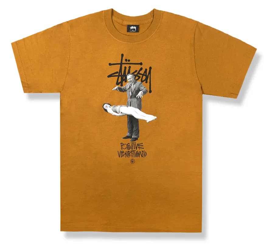 Áo Stussy Levitate Tee Caramel Áo Stussy Levitate Tee Caramel