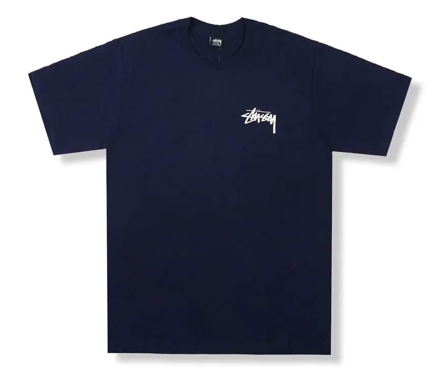 Áo Stussy Peace Sign Tee Navy Áo Stussy Peace Sign Tee Navy