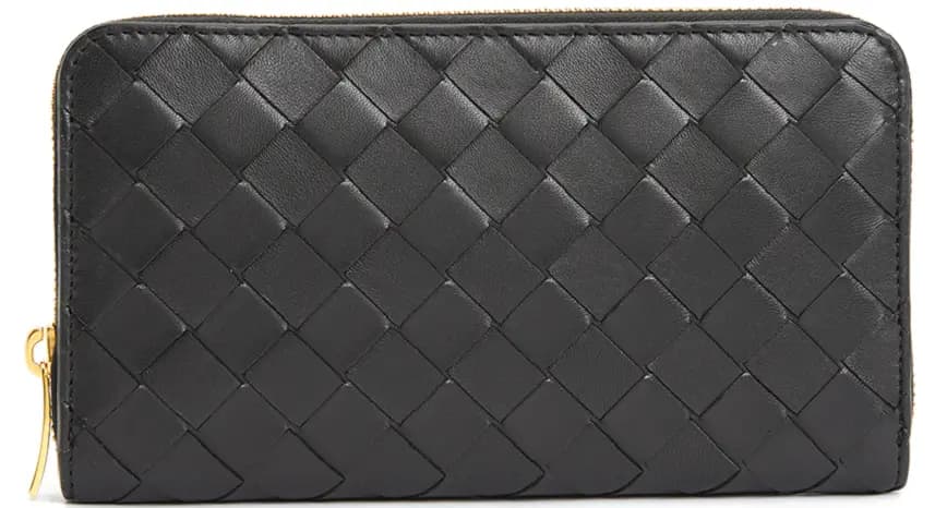 Ví Bottega Veneta Intrecciato Zip 'Black' 608053-VCPP2-8425 Ví Bottega Veneta Intrecciato Zip 'Black' 608053-VCPP2-8425