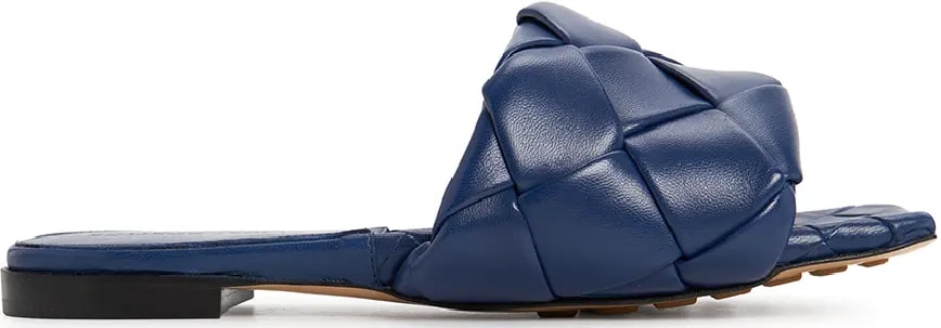Dép Bottega Veneta Intrecciato Lido 'Navy' 608853-VBSS0-4006 — kich-thuoc: 36 Dép Bottega Veneta Intrecciato Lido 'Navy' 608853-VBSS0-4006 — kich-thuoc: 36