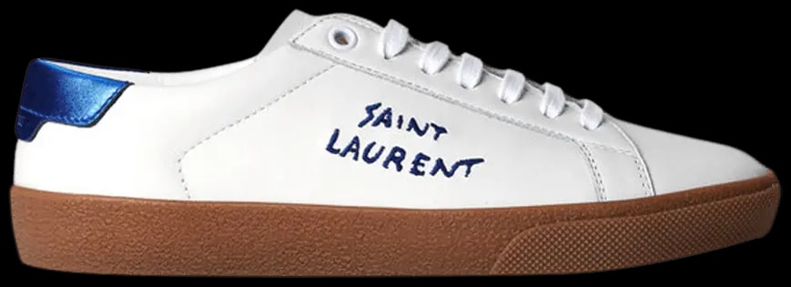 Giày Saint Laurent Court Classic SL 06 Low 'White Pearl Blue' 610649-0ZS70-9587 — kich-thuoc: 35.5 Giày Saint Laurent Court Classic SL 06 Low 'White Pearl Blue' 610649-0ZS70-9587 — kich-thuoc: 35.5