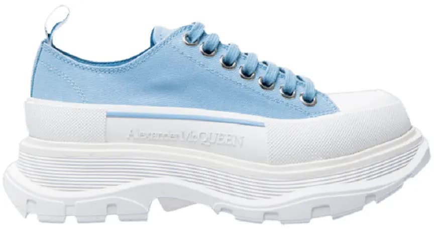 Giày Alexander McQueen Wmns Tread Slick Lace Up 'Sky Blue' 611705-W4LR1-4802 Giày Alexander McQueen Wmns Tread Slick Lace Up 'Sky Blue' 611705-W4LR1-4802