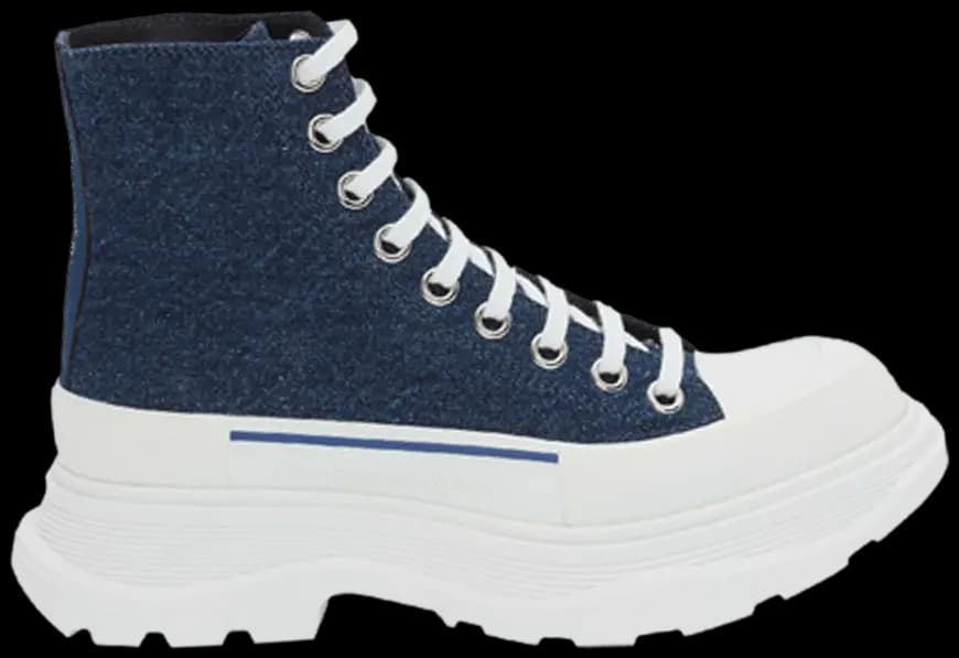 Giày Alexander McQueen Wmns Tread Slick Boots 'Indigo' 611706-W4PD1-4177 Giày Alexander McQueen Wmns Tread Slick Boots 'Indigo' 611706-W4PD1-4177