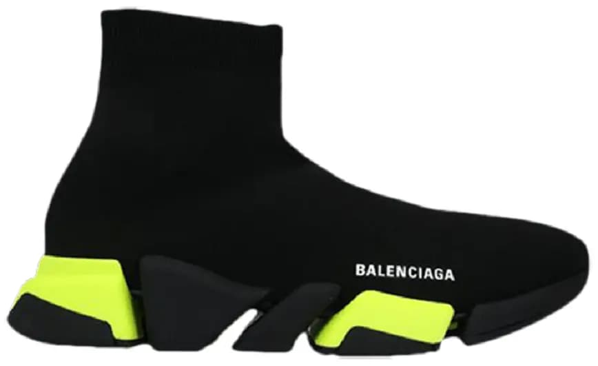 Giày Balenciaga Speed 2.0 Sneaker 'Black Fluo Yellow' 617239-W1720-1171 Giày Balenciaga Speed 2.0 Sneaker 'Black Fluo Yellow' 617239-W1720-1171