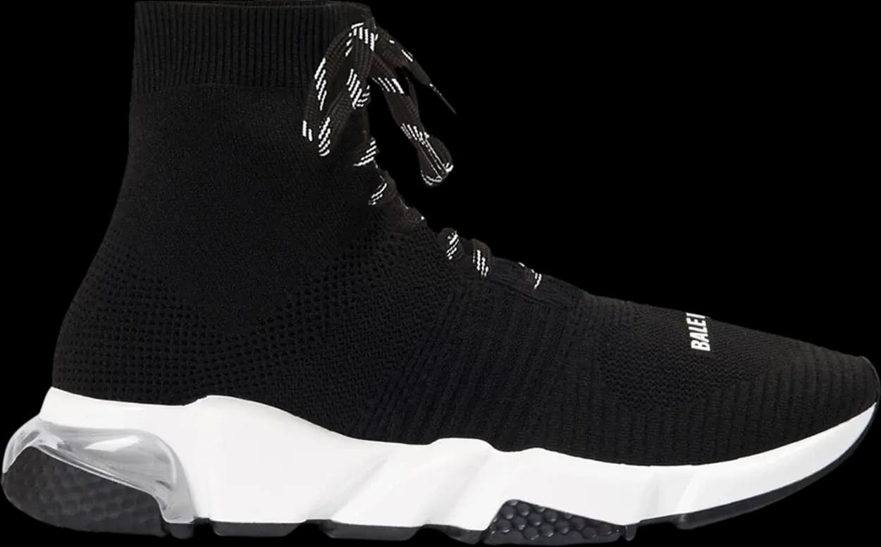 Giày Balenciaga Men's Speed Lace-up Clear Sole 617255-W2DB6-1010 Giày Balenciaga Men's Speed Lace-up Clear Sole 617255-W2DB6-1010