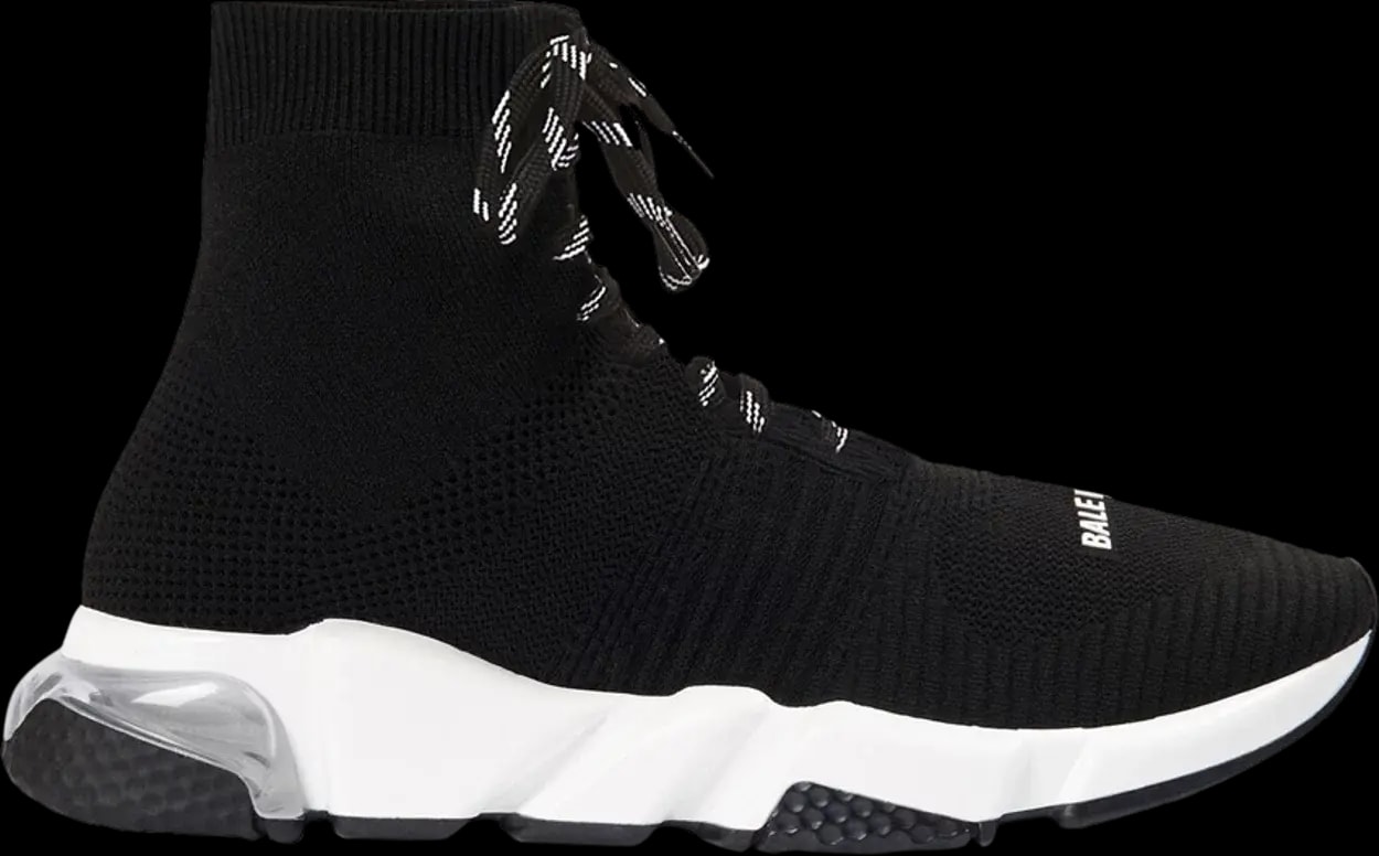 Giày Balenciaga Men's Speed Lace-up Clear Sole 617255-W2DB6-1010 — kich-thuoc: 41 Giày Balenciaga Men's Speed Lace-up Clear Sole 617255-W2DB6-1010 — kich-thuoc: 41