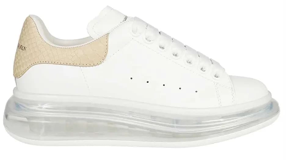 Giày Alexander McQueen Wmns Oversized Sneaker 'White' 650796-WHZ4V-9728 Giày Alexander McQueen Wmns Oversized Sneaker 'White' 650796-WHZ4V-9728