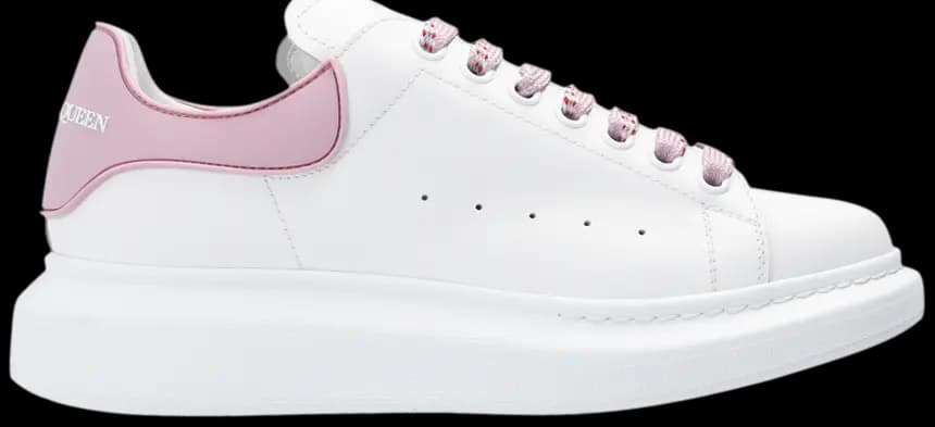 Giày Alexander McQueen Wmns Oversized Sneaker 'White Pink' 621056-WHXMT-9377 Giày Alexander McQueen Wmns Oversized Sneaker 'White Pink' 621056-WHXMT-9377