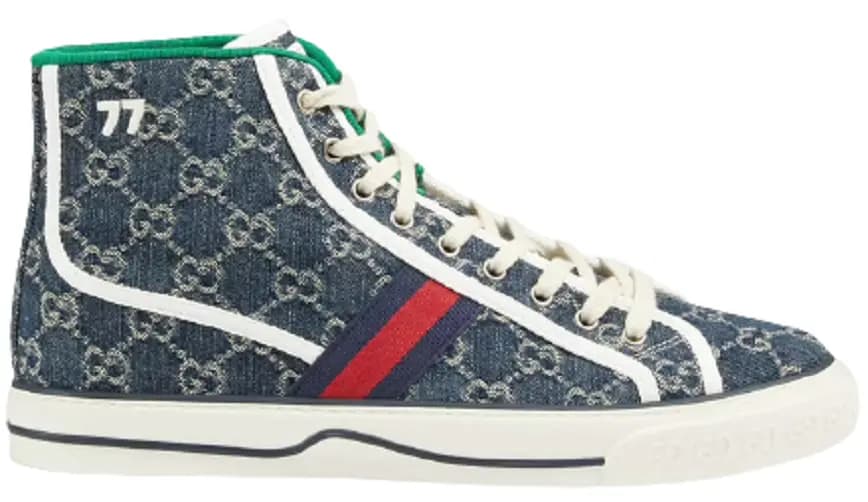 Giày Gucci Men's Tennis 1977 High Top Sneaker 625807-2KQ90-4464 Giày Gucci Men's Tennis 1977 High Top Sneaker 625807-2KQ90-4464