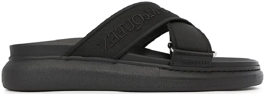 Dép Alexander Mcqueen Hybrid Slide 'Black' 627182-W4N21-1081 Dép Alexander Mcqueen Hybrid Slide 'Black' 627182-W4N21-1081