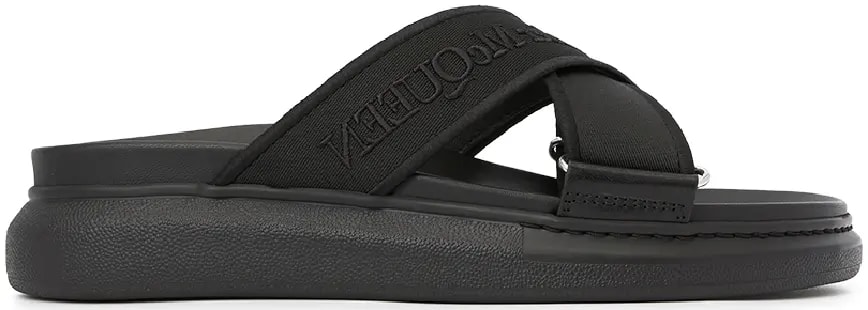 Dép Alexander Mcqueen Hybrid Slide 'Black' 627182-W4N21-1081 — kich-thuoc: 43.5 Dép Alexander Mcqueen Hybrid Slide 'Black' 627182-W4N21-1081 — kich-thuoc: 43.5