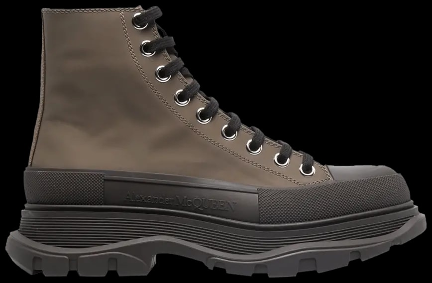 Giày Alexander McQueen Tread Slick Boots 'Khaki Black' 627206-WHYK3-3238 — kich-thuoc: 40 Giày Alexander McQueen Tread Slick Boots 'Khaki Black' 627206-WHYK3-3238 — kich-thuoc: 40