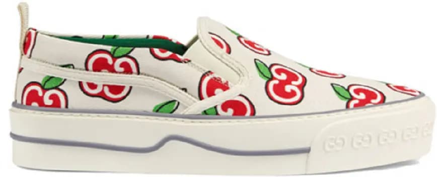Giày Gucci Wmns Tennis 1977 Slip-On 'Apple' 631751-H2C40-9130 Giày Gucci Wmns Tennis 1977 Slip-On 'Apple' 631751-H2C40-9130