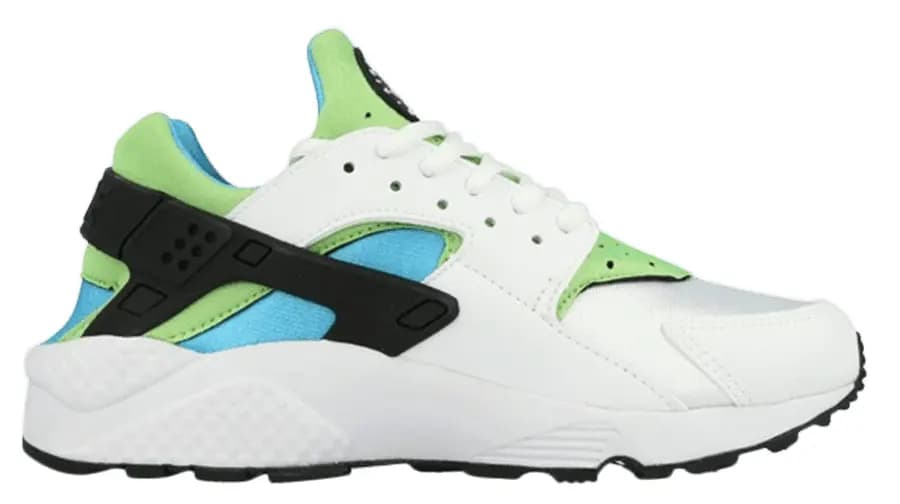 Giày Nike Air Huarache Run White Clearwater Flash Lime 634835-100 Giày Nike Air Huarache Run White Clearwater Flash Lime 634835-100