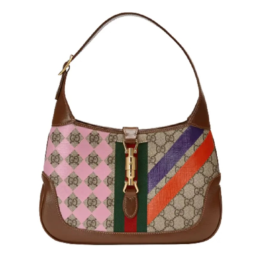 Túi Gucci Jackie 1961 GG Supreme 'Beige Ebony' 636706-UQHEG-8309 Túi Gucci Jackie 1961 GG Supreme 'Beige Ebony' 636706-UQHEG-8309
