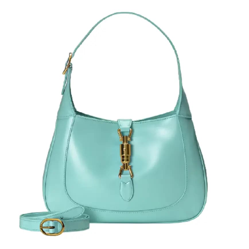 Túi Gucci Jackie 1961 Small Shoulder Bag Light Blue Leather 636709-10O0G-4933 Túi Gucci Jackie 1961 Small Shoulder Bag Light Blue Leather 636709-10O0G-4933