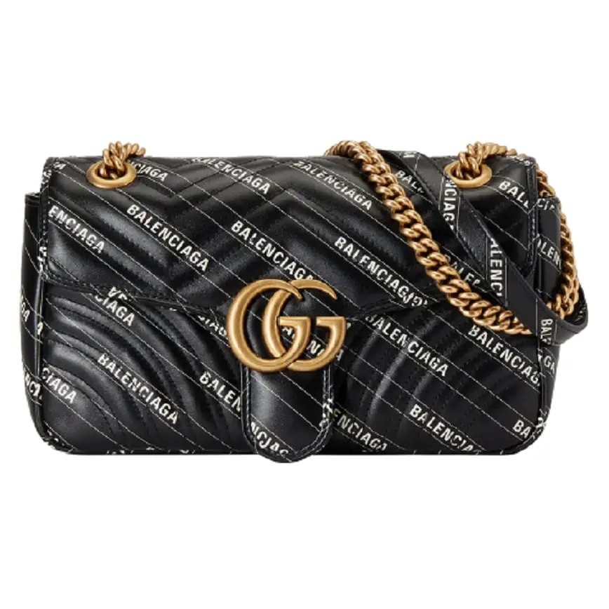 Túi Gucci The Hacker Project Small GG Marmont Black Leather 443497-UK5AT-1089 Túi Gucci The Hacker Project Small GG Marmont Black Leather 443497-UK5AT-1089