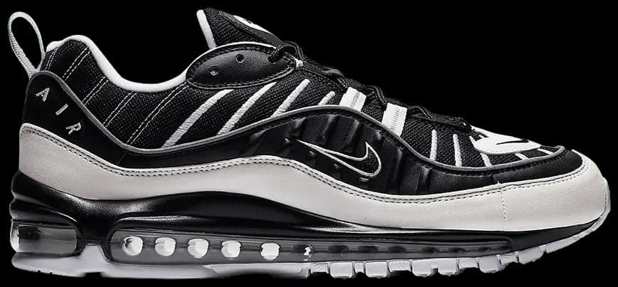 Giày Nike Air Max 98 'White Black' 640744-010 Giày Nike Air Max 98 'White Black' 640744-010
