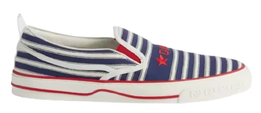 Giày Gucci Tennis 1977 Slip On 'White Blue' 643489-9ARX0-4260 Giày Gucci Tennis 1977 Slip On 'White Blue' 643489-9ARX0-4260