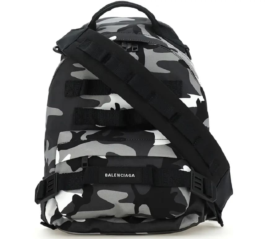 Balo Balenciaga Camouflage-print Logo 'Black White Grey' 644031-2VZH7-1078 Balo Balenciaga Camouflage-print Logo 'Black White Grey' 644031-2VZH7-1078
